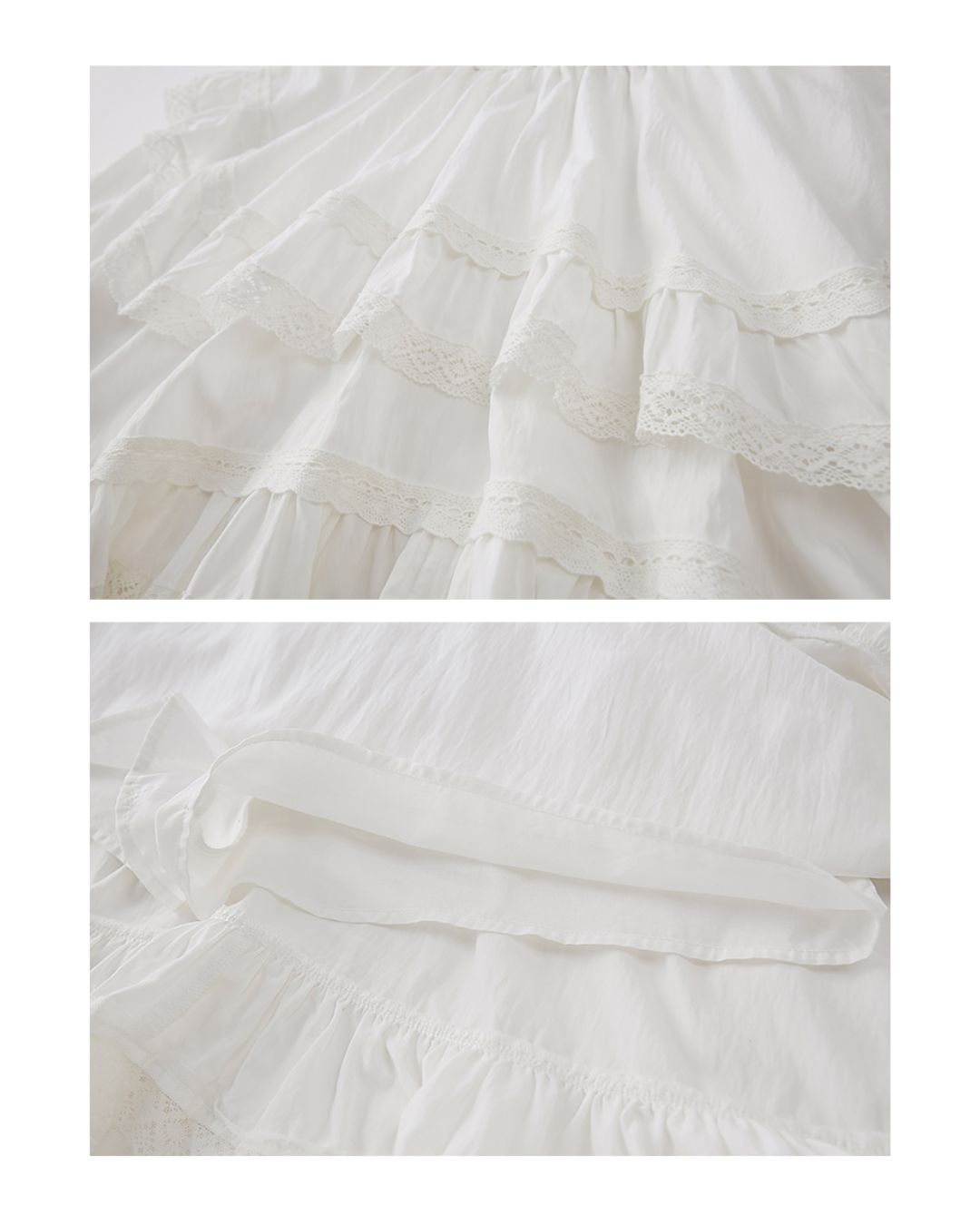 Asymmetrical Lace Skirt　BT027