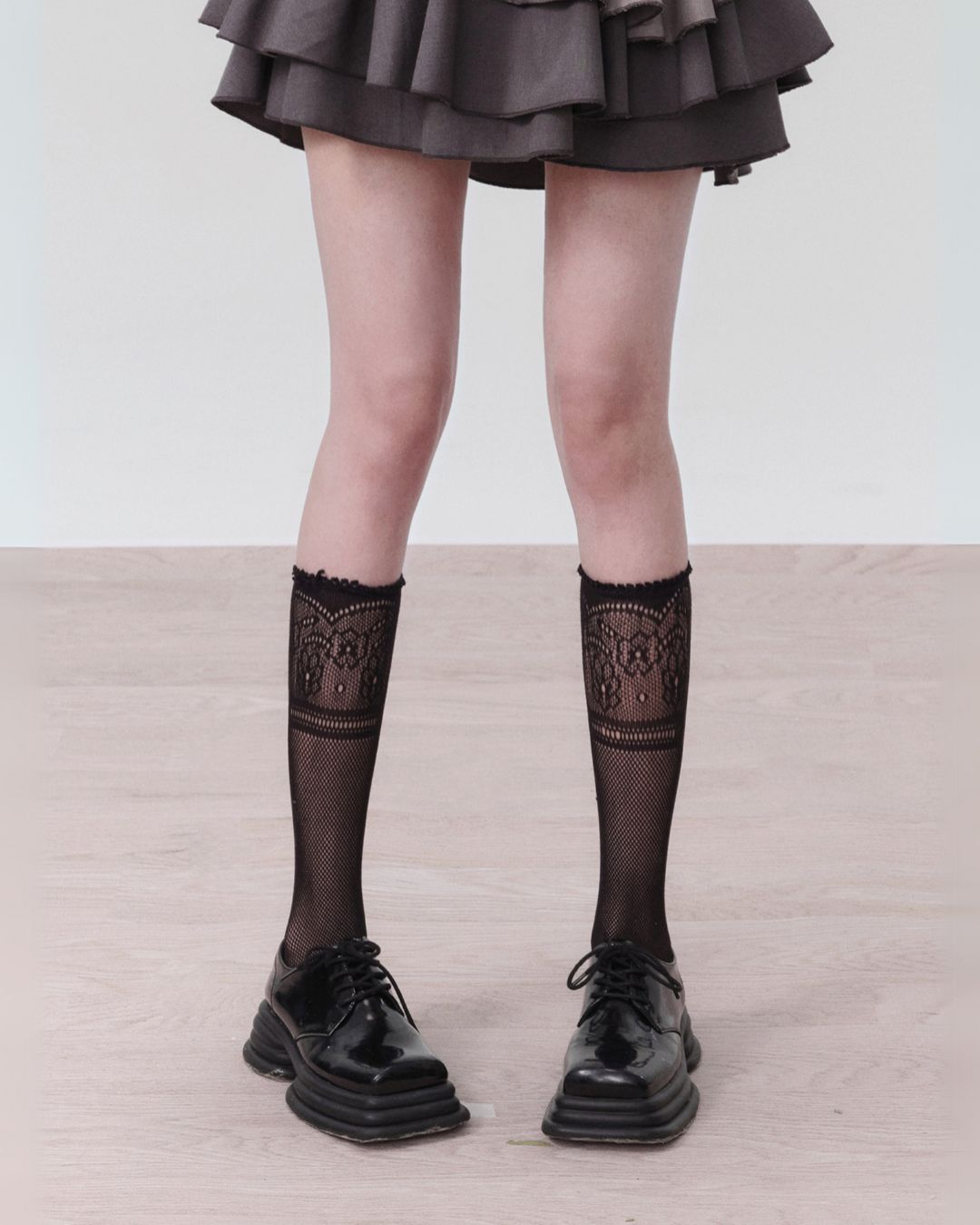 Lace Ribbon Socks　AC003