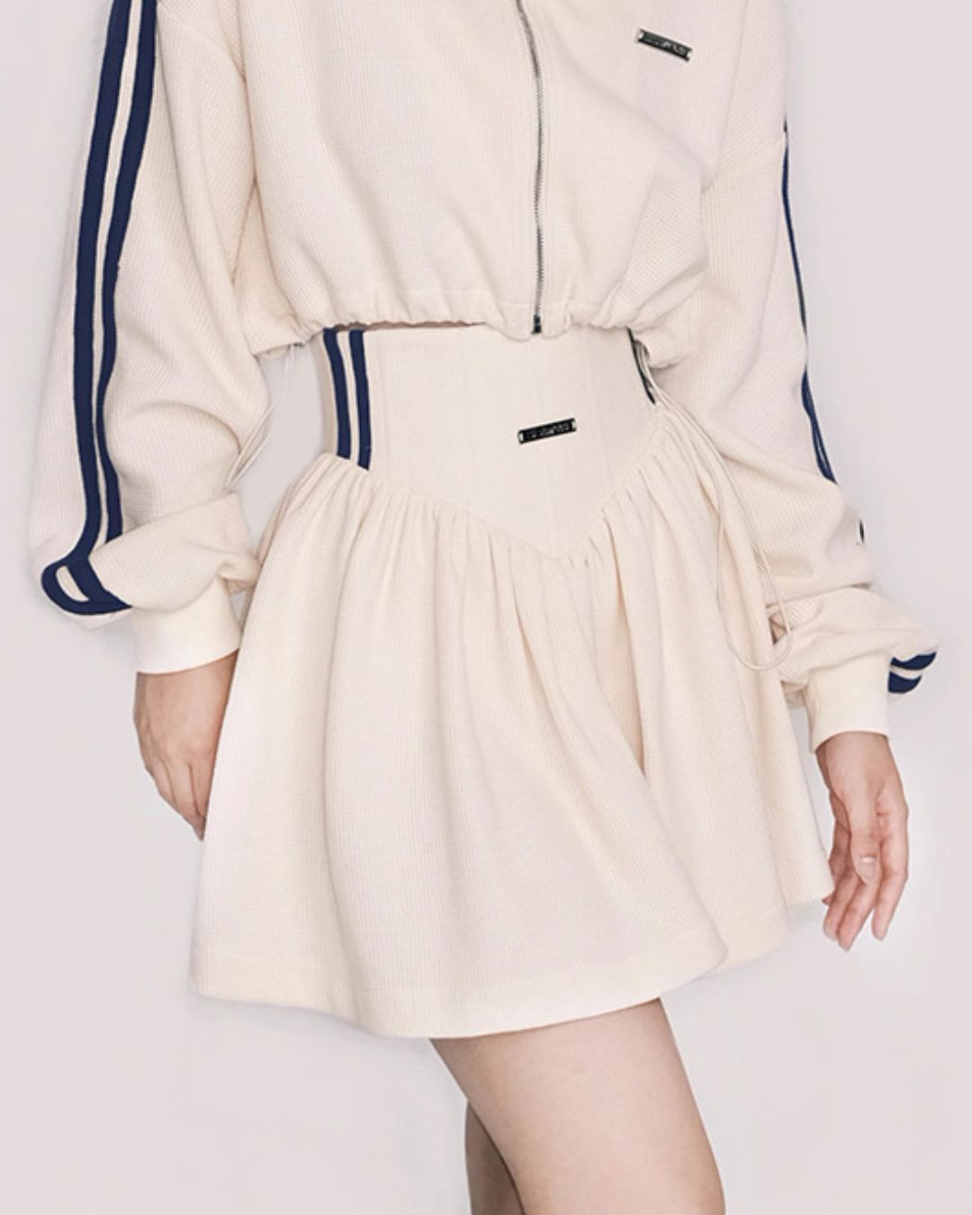 Flare Sporty Mini Skirt　BT015