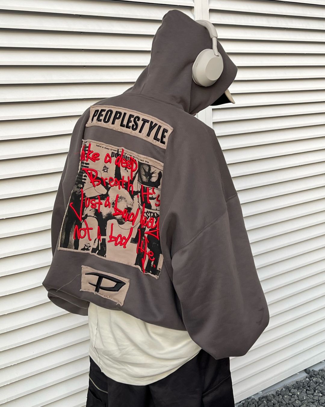 Back Print Design Hoodie　TP012