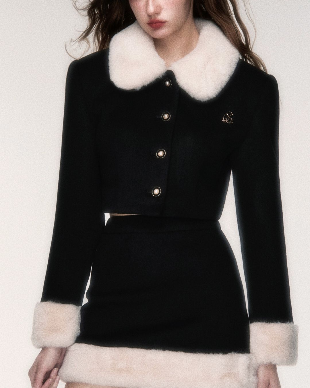 Fur Collar Short Jacket　TP018